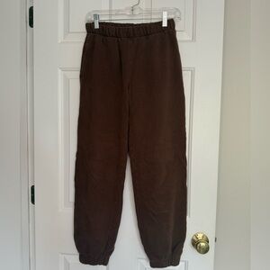 Brandy Melville Chocolate Brown Sweatpants